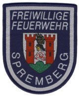 Abzeichen Freiwillige Feuerwehr Spremberg in silber