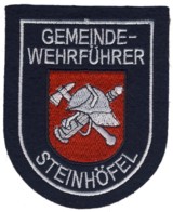 Abzeichen Freiwillige Feuerwehr Steinhfel / Gemeindewehrfhrer