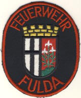 Abzeichen Freiwillige Feuerwehr Fulda in rot
