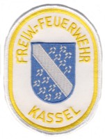 Abzeichen Freiwillige Feuerwehr Kassel in weiß