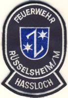 Abzeichen Freiwillige Feuerwehr Rsselsheim-Hassloch