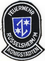 Abzeichen Freiwillige Feuerwehr Rüsselsheim-Königsstädten