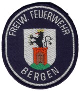 Abzeichen Freiwillige Feuerwehr Bergen auf Rgen