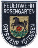 Abzeichen Freiwillige Feuerwehr Rosengarten OF Ttensen