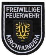 Abzeichen Freiwillige Feuerwehr Kirchhundem in silber
