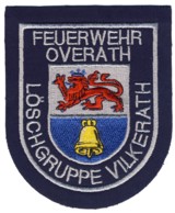 Abzeichen Freiwillige Feuerwehr Overath - Lschgruppe Vilkerath