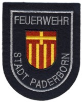 Abzeichen Feuerwehr Paderborn in silber