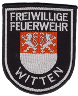 Abzeichen Freiwillige Feuerwehr Witten in silber