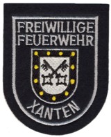 Abzeichen Freiwillige Feuerwehr Xanten in silber