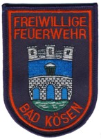 Abzeichen Freiwillige Feuerwehr Bad Ksen in rot