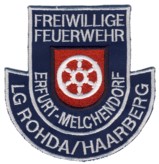 Abzeichen Freiwillige Feuerwehr Erfurt - Melchendorf / LG Rohda/Haarberg