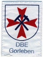 Abzeichen Grubenfeuerwehr DBE Gorleben