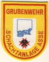 Abzeichen Grubenwehr Schachtanlage Asse