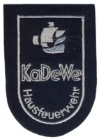 Abzeichen Werkfeuerwehr KaDeWe / Berlin