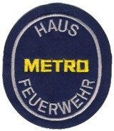 Abzeichen Hausfeuerwehr METRO