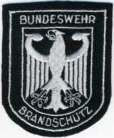 Abzeichen Bundeswehr Brandschutz in silber