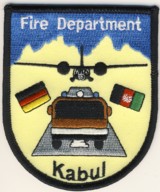 Abzeichen Fire Department der Bundeswehr Kabul