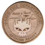 Abzeichen NATO Fire Department Mazar-e Sharif