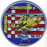 Abzeichen Rettungshubschrauber Christoph 6 / Bremen