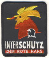 Abzeichen Interschutz / Der Rote Hahn