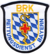 Abzeichen Rettungsdienst BRK Bayern