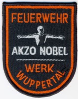 Abzeichen Werkfeuerwehr Akzo Nobel / Wupperetal
