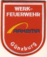 Abzeichen Werkfeuerwehr Arkema / Gnzburg