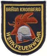 Abzeichen Werkfeuerwehr BRAUN