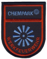 Abzeichen Werkfeuerwehr Chempark - Leverkusen - Dormagen - Krefeld-Uerdingen