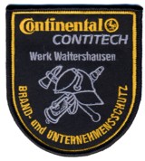 Abzeichen  Brand- und Unternehmensschutz Continental / Werk Waltershausen