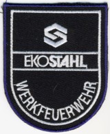 Abzeichen Werkfeuerwehr Ekostahl