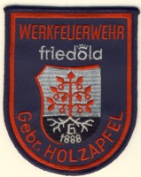 Abzeichen Werkfeuerwehr Friedola