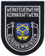 Abzeichen Werkfeuerwehr KKW / Gundremmingen (KKW ist abgeschaltet)