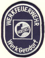 Abzeichen Werkfeuerwehr Hoechst / Werk Gendorf