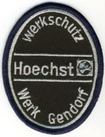 Abzeichen Werkfeuerwehr Hoechst / Werk Gendorf