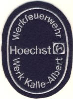 Abzeichen Werkfeuerwehr Hoechst