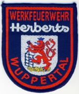 Abzeichen Werkfeuerwehr Herberts / Wuppertal