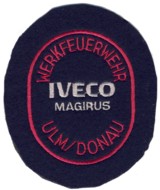 Abzeichen Werkfeuerwehr Iveco Magirus / Ulm/Donau