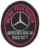 Abzeichen Werkfeuerwehr Mercedes-Benz AG / Rastatt