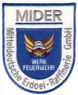 Abzeichen Werkfeuerwehr Mitteldeutsche Erdöl-Raffinerie GmbH