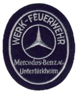 Abzeichen Werkfeuerwehr Mercedes-Benz AG / Untertrkheim