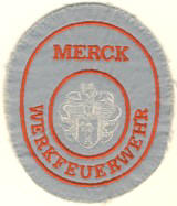 Abzeichen Werkfeuerwehr Merck