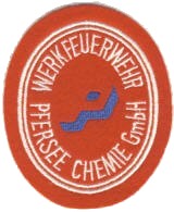 Abzeichen Werkfeuerwehr Pfersee Chemie / Augsburg