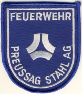Abzeichen Werkfeuerwehr Preussag Stahl / Salzgitter