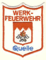 Abzeichen Werkfeuerwehr Quelle in wei