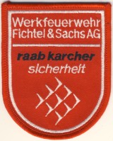 Abzeichen Werkfeuerwehr Fichtel & Sachs / Raab Karcher