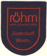 Abzeichen Werkfeuerwehr Röhm / Darmstadt (jetzt Evonik Industries)