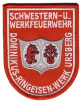 Abzeichen Schwestern- und Werkfeuerwehr Dominikus-Ringeisen-Werk Ursberg