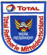 Abzeichen Werkfeuerwehr Total Raffinerie Mitteldeutschland