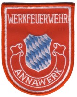 Abzeichen Werkfeuerwehr Annawerk / Rödental